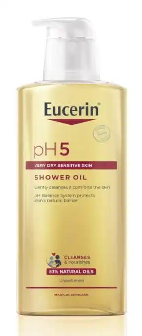 De Online Drogist Eucerin ph5 doucheolie parfumvrij 400ml aanbieding