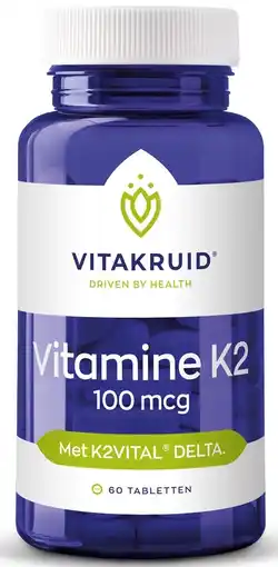 De Online Drogist Vitakruid vitamine k2 100 mcg tabletten 60tb aanbieding