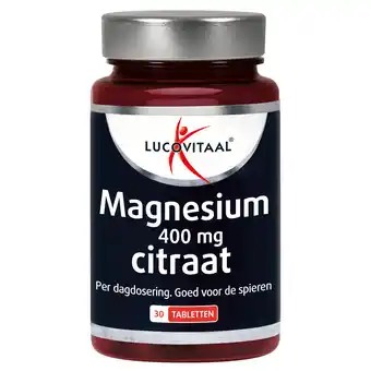 De Online Drogist Lucovitaal magnesium citraat 400mg tabletten 30tb aanbieding