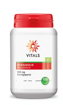 De Online Drogist Vitals borageolie biologisch capsules 100st aanbieding