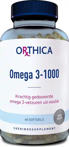 De Online Drogist Orthica omega 3-1000 softgels 60sg aanbieding