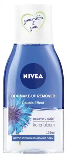 De Online Drogist Nivea oogmake-up remover double effect 125ml aanbieding