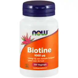 De Online Drogist Now biotine 1000mcg capsules 100vcp aanbieding