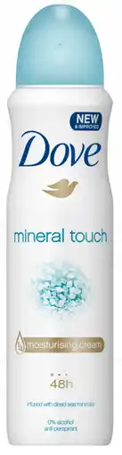 De Online Drogist Dove mineral touch deodorant spray 150ml aanbieding