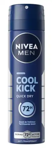 De Online Drogist Nivea men cool kick deodorant spray 150ml aanbieding