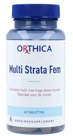 De Online Drogist Orthica strata fem tabletten 60tb aanbieding