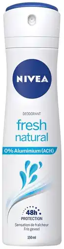 De Online Drogist Nivea fresh natural deodorant spray 150ml aanbieding