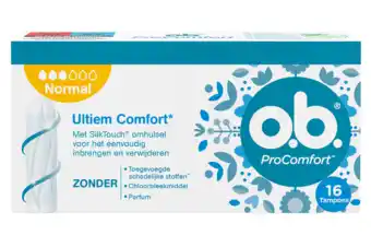De Online Drogist Ob procomfort tampons normal 16st aanbieding
