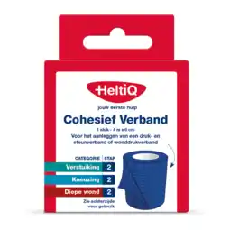De Online Drogist Heltiq cohesief verband 4mx6cm 1st aanbieding
