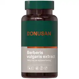 De Online Drogist Bonusan berberis vulgaris extract capsules 60cp aanbieding