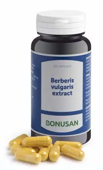 De Online Drogist Bonusan berberis vulgaris extract capsules 60cp aanbieding