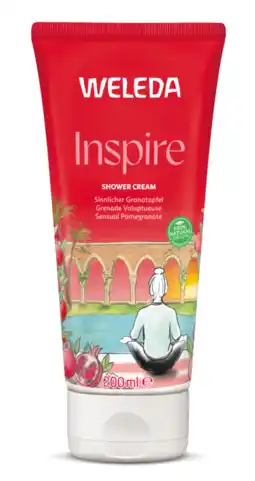 De Online Drogist Weleda granaatappel inspire douchecrème 200ml aanbieding