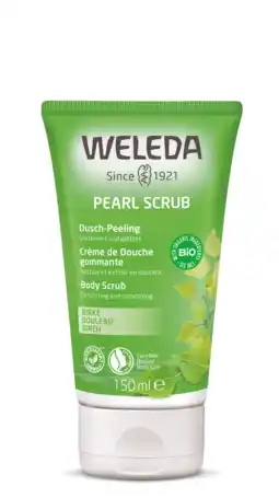 De Online Drogist Weleda berken pearl scrub douchecrème 150ml aanbieding