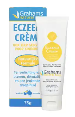 De Online Drogist Grahams eczeem crème natural kids 75gr aanbieding