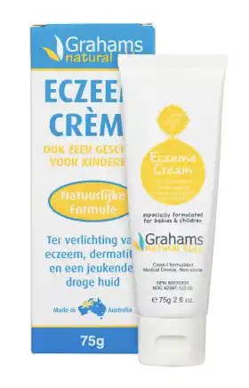 De Online Drogist Grahams eczeem crème natural kids 75gr aanbieding