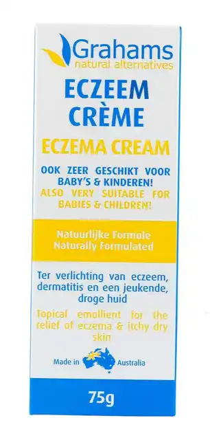 De Online Drogist Grahams eczeem crème natural kids 75gr aanbieding