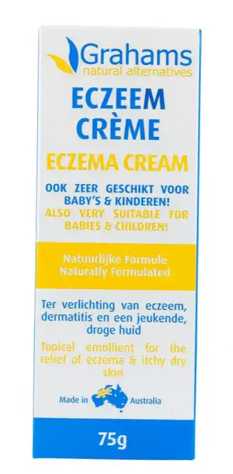 De Online Drogist Grahams eczeem crème natural kids 75gr aanbieding
