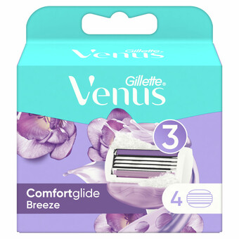 De Online Drogist Gillette venus comfortglide breeze scheermesjes 4st aanbieding