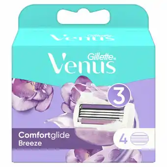 De Online Drogist Gillette venus comfortglide breeze scheermesjes 4st aanbieding