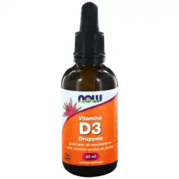 De Online Drogist Now vitamine d3 druppels 60ml aanbieding