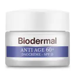 De Online Drogist Biodermal anti age dagcrème 60+ met factor 15 50ml aanbieding