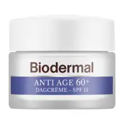 De Online Drogist Biodermal anti age dagcrème 60+ met factor 15 50ml aanbieding
