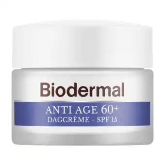 De Online Drogist Biodermal anti age dagcrème 60+ met factor 15 50ml aanbieding