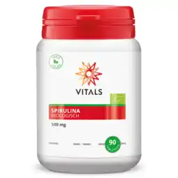 De Online Drogist Vitals spirulina biologisch tabletten 90tb aanbieding