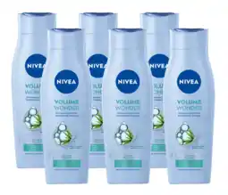 De Online Drogist Nivea volume care shampoo voordeelverpakking 6x250ml 6x250ml aanbieding