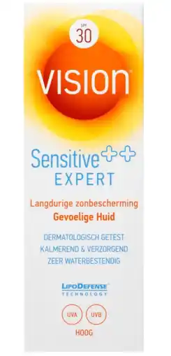 De Online Drogist Vision sensitive expert spf30 185ml aanbieding