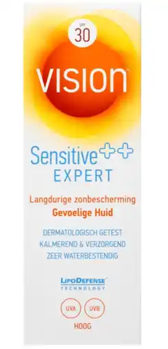 De Online Drogist Vision sensitive expert spf30 185ml aanbieding