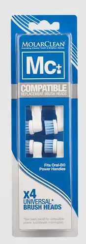 De Online Drogist Molarclean replacement brush heads oral-b 4st aanbieding