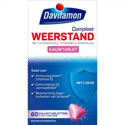 De Online Drogist Davitamon compleet weerstand kauwvitamines bosvruchten 60ktb aanbieding