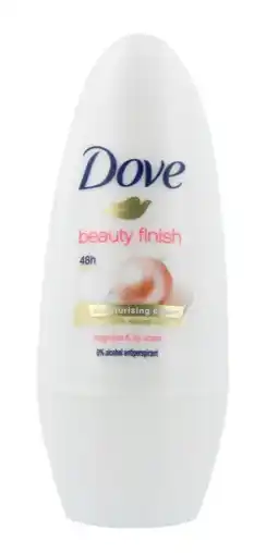 De Online Drogist Dove beauty finish deodorant roller 50ml aanbieding