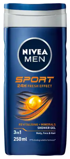 De Online Drogist Nivea men sport douchegel 250ml aanbieding