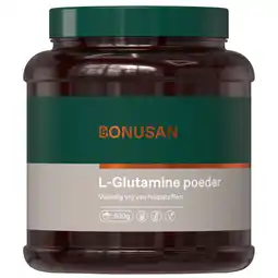 De Online Drogist Bonusan l-glutamine poeder 500gr aanbieding