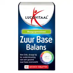 De Online Drogist Lucovitaal zuur-base in balans tabletten 50tb aanbieding