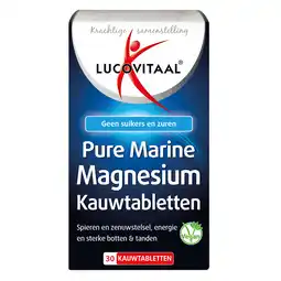 De Online Drogist Lucovitaal pure marine magnesium kauwtabletten 30ktb aanbieding