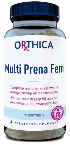 De Online Drogist Orthica multi prena fem softgels 60sg aanbieding