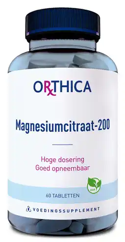 De Online Drogist Orthica magnesiumcitraat-200 tabletten 60tb aanbieding