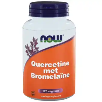 De Online Drogist Now quercitine with bromelaine capsules 120st aanbieding