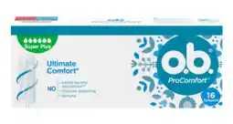 De Online Drogist Ob procomfort tampons super plus 16st aanbieding