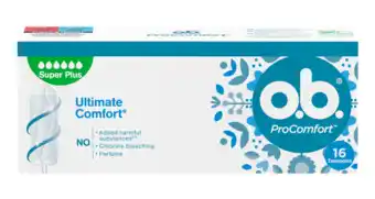 De Online Drogist Ob procomfort tampons super plus 16st aanbieding
