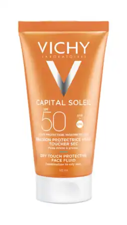 De Online Drogist Vichy capital soleil dry touch zonnecrème spf50 50ml aanbieding