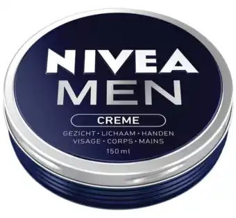 De Online Drogist Nivea men crème 150ml aanbieding
