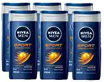 De Online Drogist Nivea men sport shower gel voordeelverpakking 6x250ml aanbieding