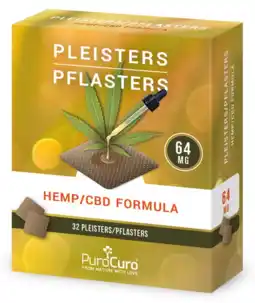 De Online Drogist Purocuro cbd pleisters 64mg 32st aanbieding