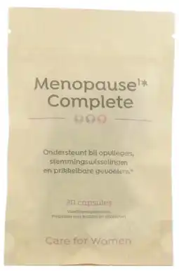 De Online Drogist Care for women menopauze f capsules 30vcp aanbieding