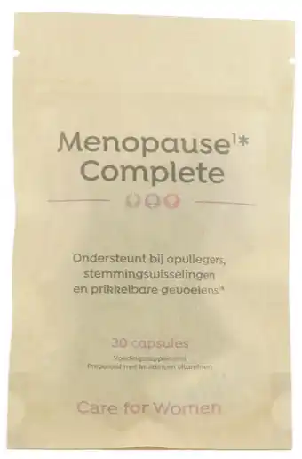 De Online Drogist Care for women menopauze f capsules 30vcp aanbieding