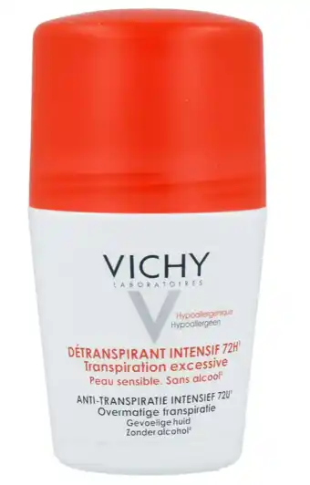 De Online Drogist Vichy deodorant overmatige transpiratie roller 72h 50ml aanbieding